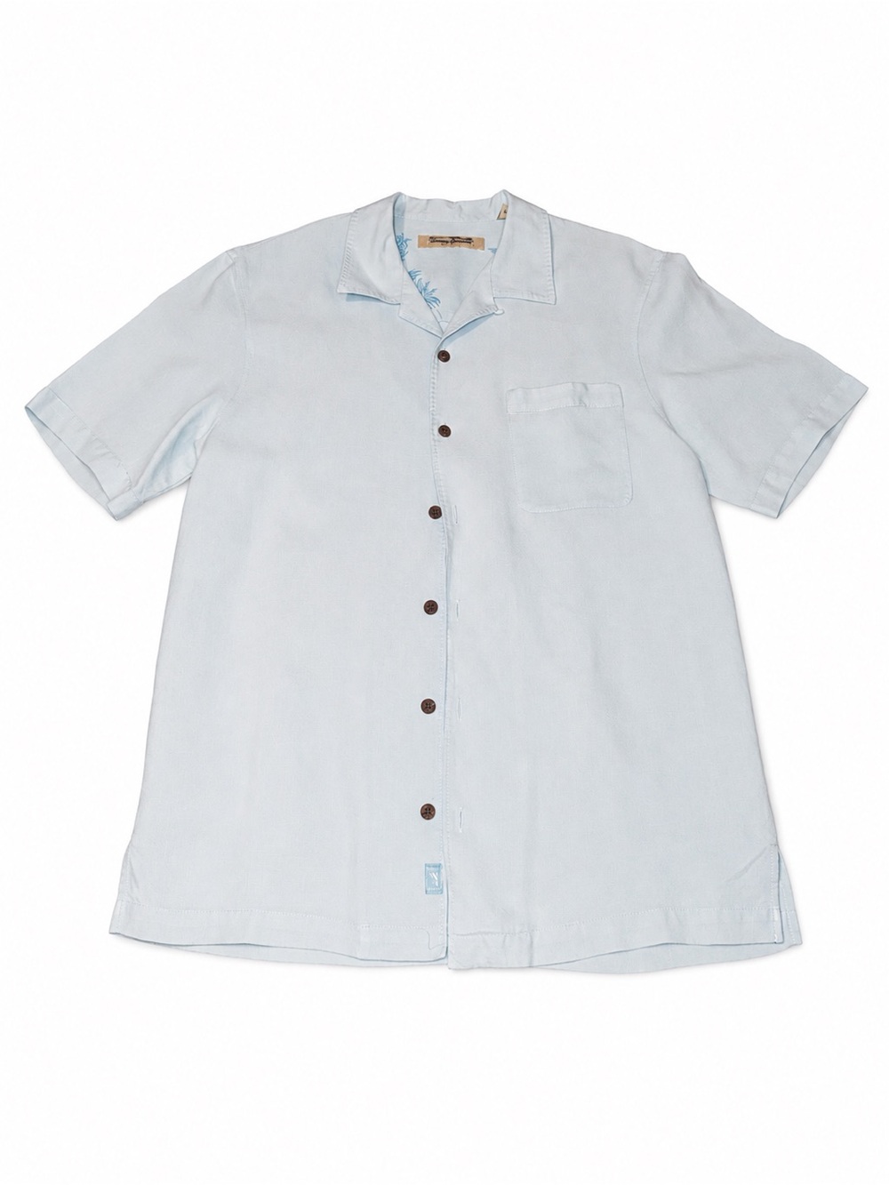 Tommy Bahama Pale Blue Short-Sleeve Shirt